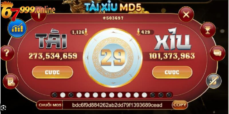 Các bước chơi game tài xỉu MD5 67999